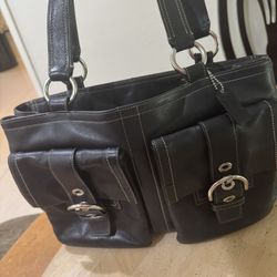 Vintage Coach Leather Handbag