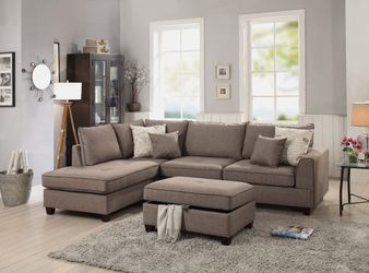 3PC SECTIONAL WITH OTTOMAN