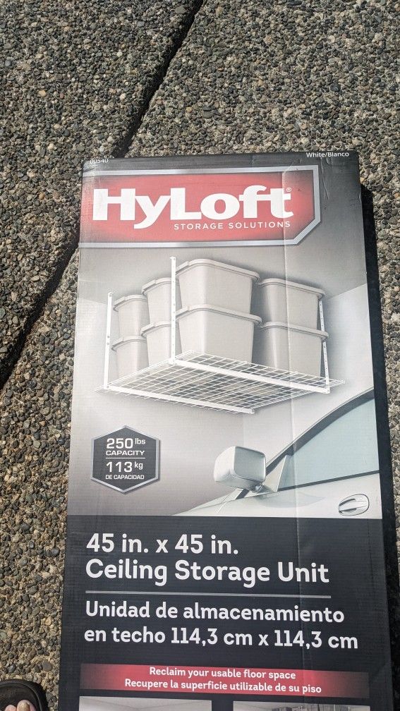Garage ceiling storage, Hy-Loft