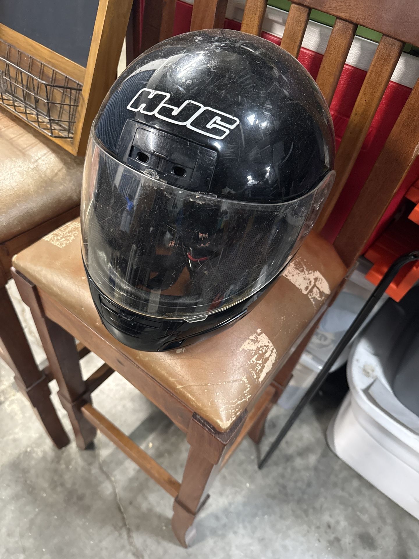 HJC CL-12 Full Face Motorcycle Helmet – Size Small (Used) 