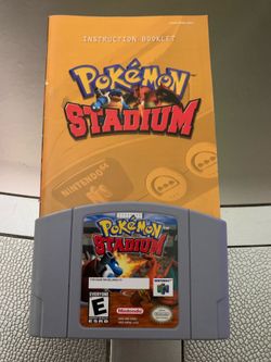 Nintendo 64 Pokémon Stadium W Manual Tested