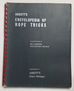 Abbott's Encyclopedia of Rope Tricks Magic Tricks Comb Bound