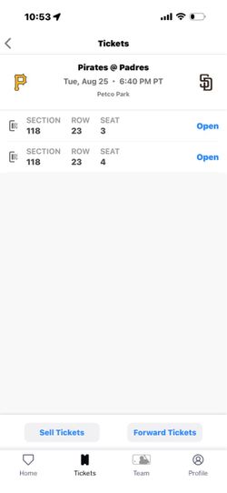 Padres tickets