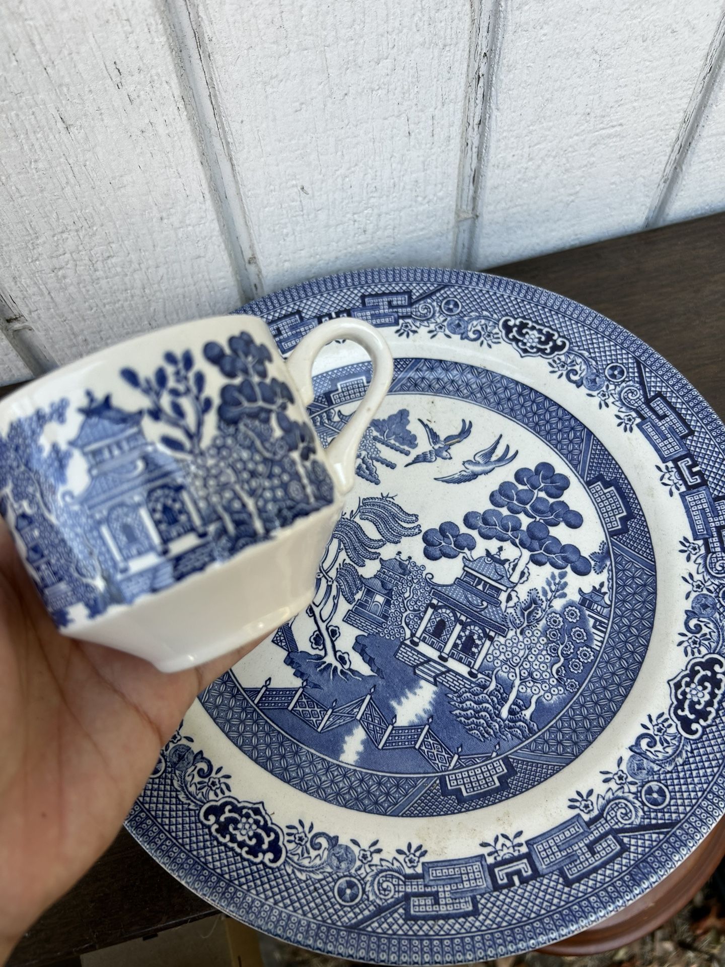 Vintage Church Hill Plate And Cup Set
