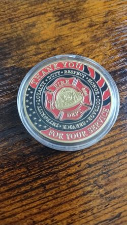Fire Fighter Appreciation Commemorative Coin 