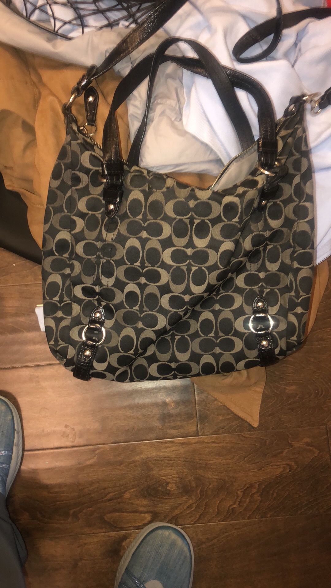 Coach Purse and much more cleaning out the closet
