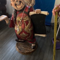 Chinese Statue  Approx 3’ 