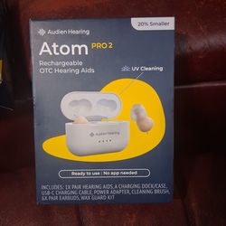 Atom pro 2 otc hearing aids