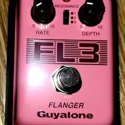 Guyatone FL-3 Flanger 80s pink Guitar effect pedal NEW IN BOX