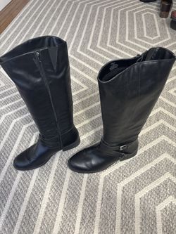 Black Tall Boot Size 11