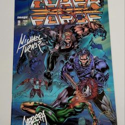 Image Comics Cyber Force Vol.2  No.10 February 1995 Michael Turner Signed NM
Autograph by Michael Turner
