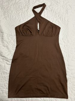 Brown Party Dress