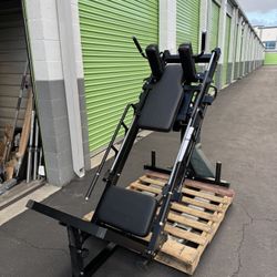 NEW SQUAT RACK LEG PRESS MACHINE - FREE DELIVERY 