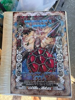 Grateful Dead 1995 Summer Tour Concert Poster Lithograph - Michael Everett ArtRock COA Included (Second Edition)