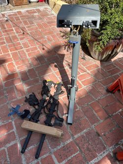 Soft ride hydraulic 4 bike tow hitch rack