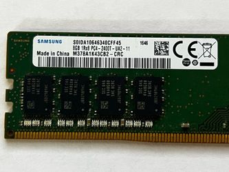 Samsung 8gb ram ddr4 2400mhz for desktop