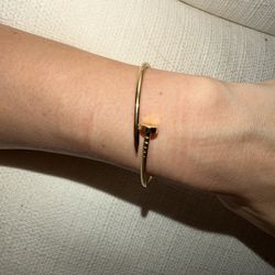 Cartier Juste un Clou Nail Bracelet – Thin 18k Yellow Gold
