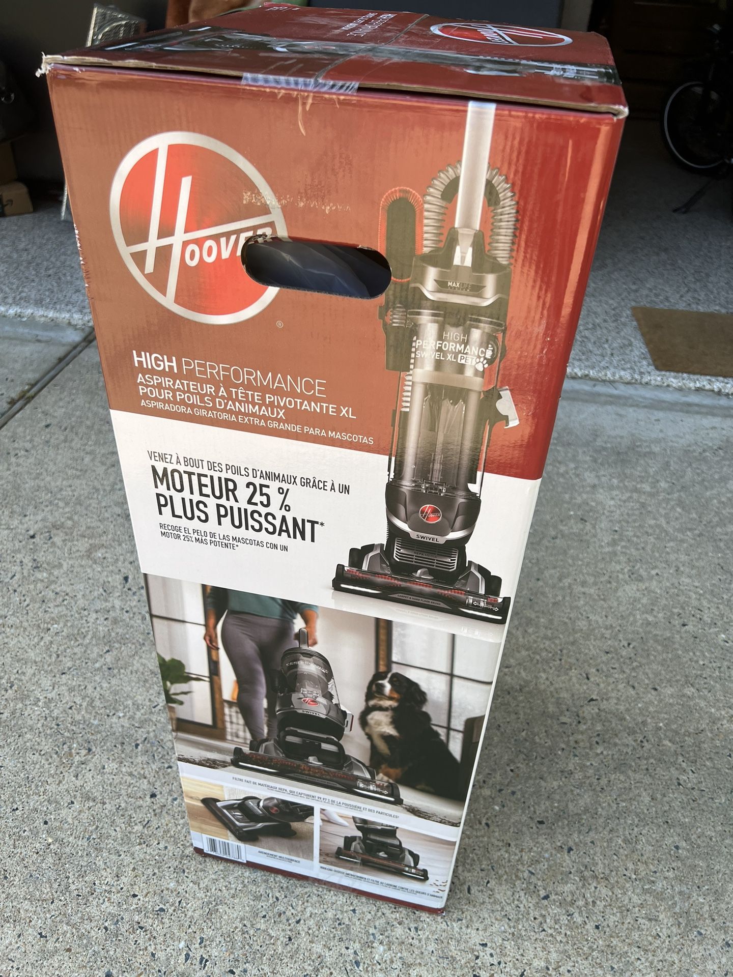 High Performance Swivel XL Pet Upright Vacuum 75200