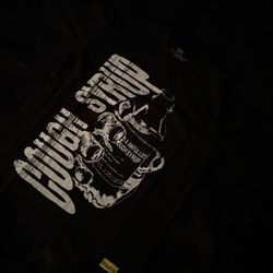 Black Awful Lot Of Cough Syrup T-Shirt - Sz: Large