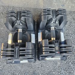 Pair Of Bowflex Dumbbells 60lbs Each 