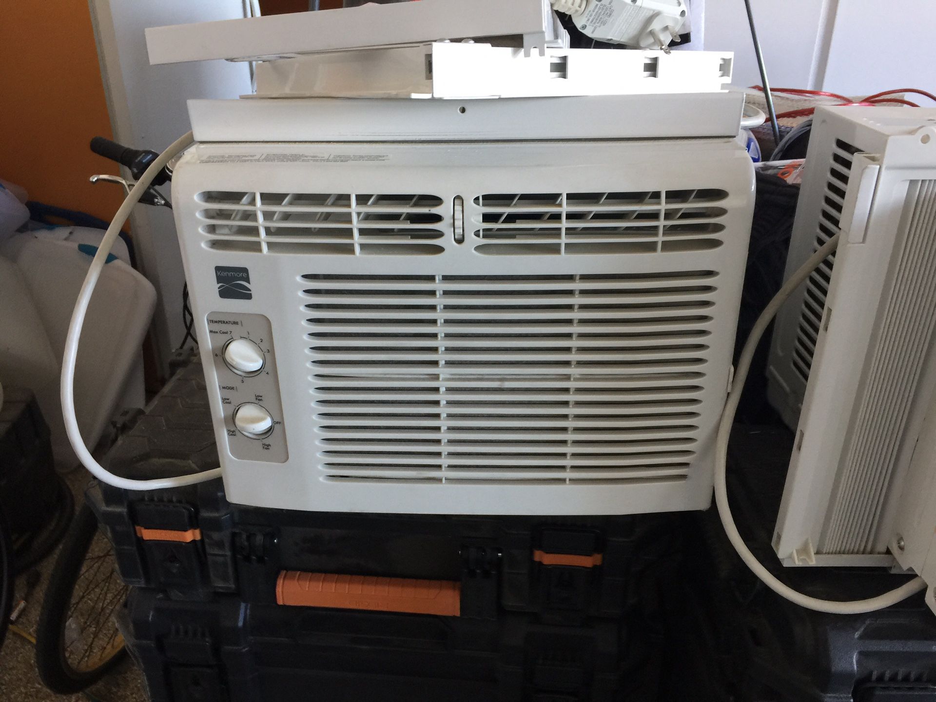 2 Kenmore 87050 5000 BTU window mini-compact air conditioner 2 pieces barely used