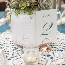 10pc Rose Gold Place Card Holders