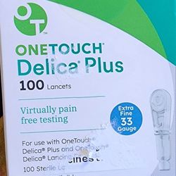 One Touch Delica Plus Lancets 