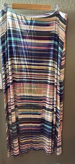Lane Bryant Striped Maxi Skirt – Size 18/20