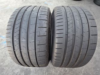 2 USED TIRES PIRELLI 275/35/20