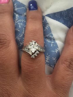 3/4 princess cut diamond ring