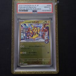 Fukuoka's Pikachu 289/SV-P PSA 10