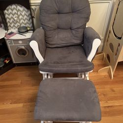 Nursery Rocking Chair & Ottoman - Great Condition