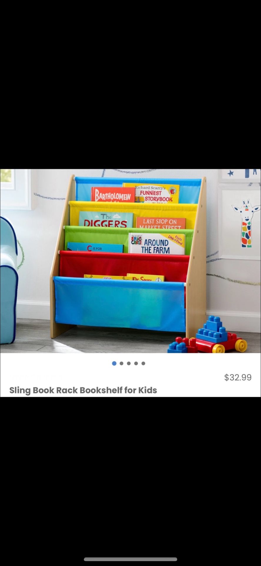 Bookshelf/ Books/ kids/ toys/ furniture/ book organizer/ New