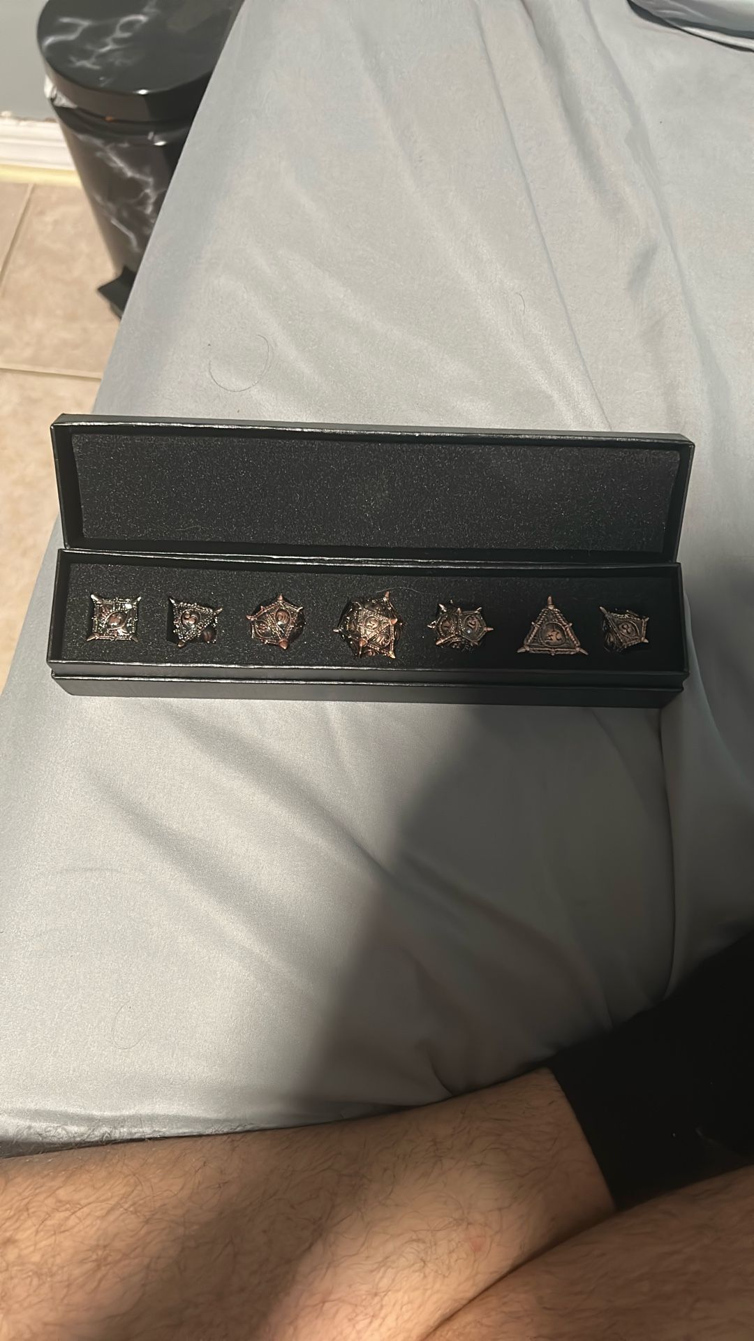 Dragon eye copper DND dice 