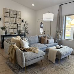 Mid Century Modern Sectional Couch 