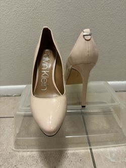 Calvin Klein Susan Patent Platform Pumps