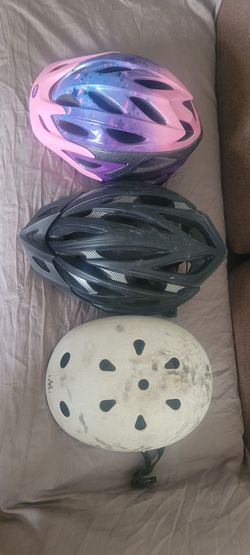 Lot of 3 Bike skate roller blade Helmets