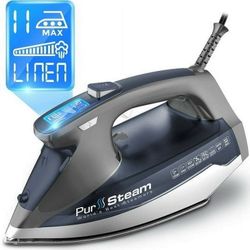 New unopened box PurSteam Steam Iron 1800W with LCD Screen, Nonstick Ceramic Soleplate, Auto Shutoff, Self-Cleaning