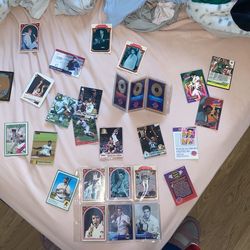 Baseball cards, basketball cards, Elvis Presley cards