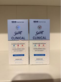 Secret Clinical Invisible Solid Deodorant $12 each