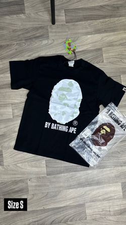 BAPE By Bathing Ape Black Camo T-Shirt Size S