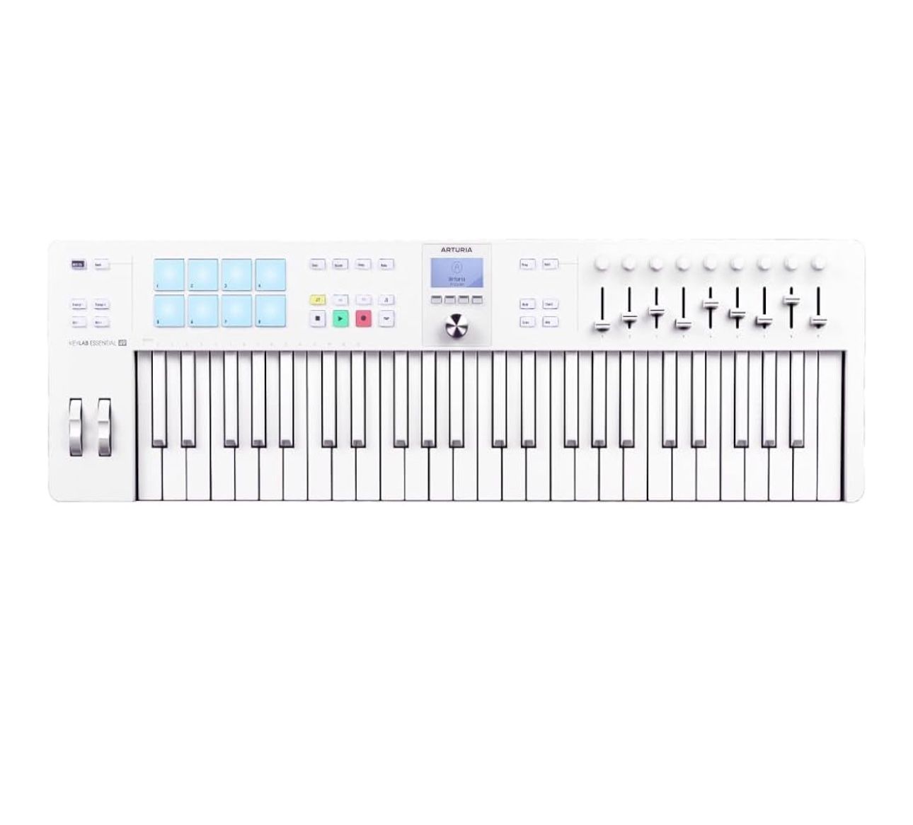 Arturia KeyLab Essential mk3 — 49 Key USB MIDI Keyboard Controller with Analog Lab V Software Included