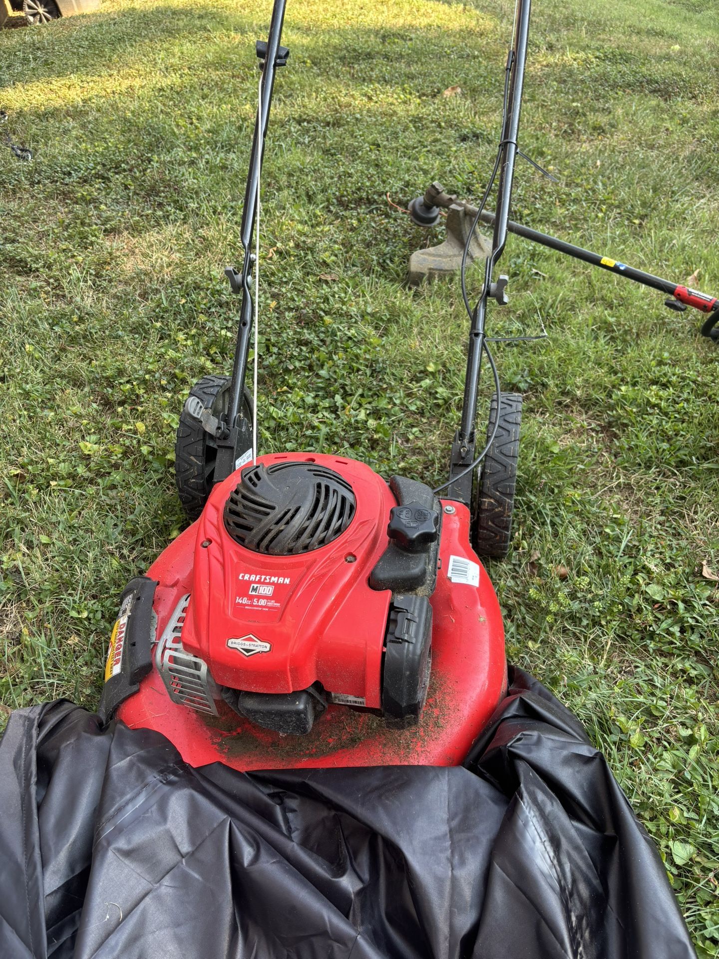Gas Craftsman Mower and Weed eater