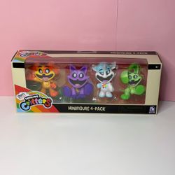 Poppy Playtime Smiling Critters Minifigure 4-Pack