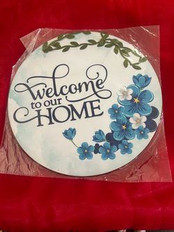 Welcome board never used new unopened