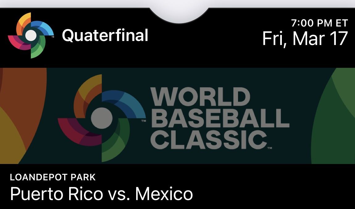 2 Tickets Juego De Hoy PR vs Mexico 
