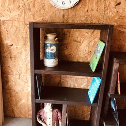 Rustic  Bookshelf Solid Wood 