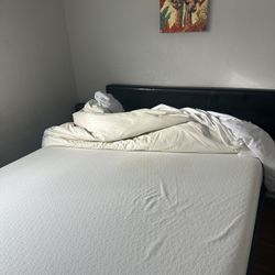 Queen Bed Frame + Mattress 