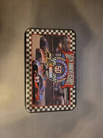 50th Anniversary NASCAR RACING CARDS IN COLLECTABLE TIN
