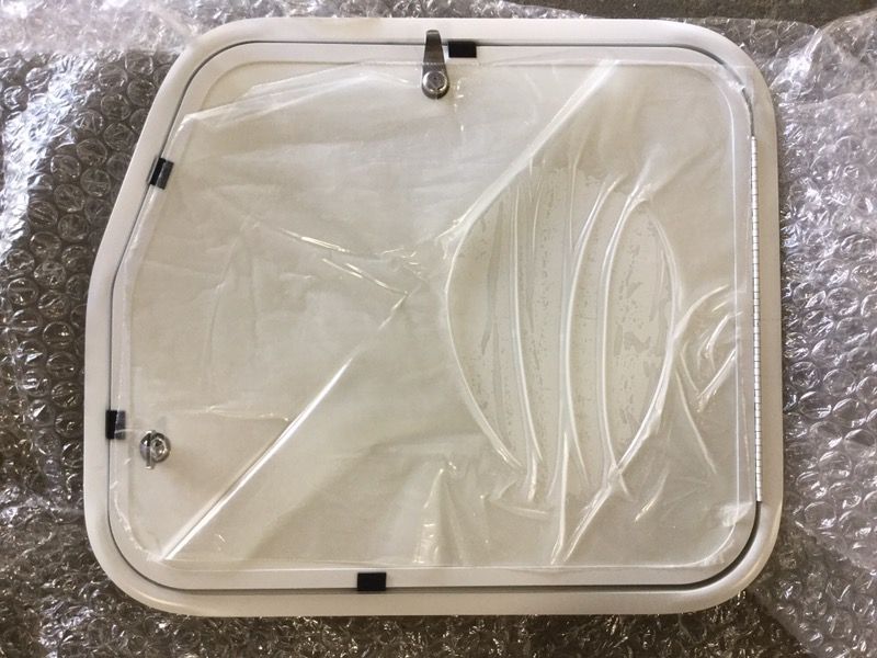Angle trailer / camper storage hatch compartment door NEW